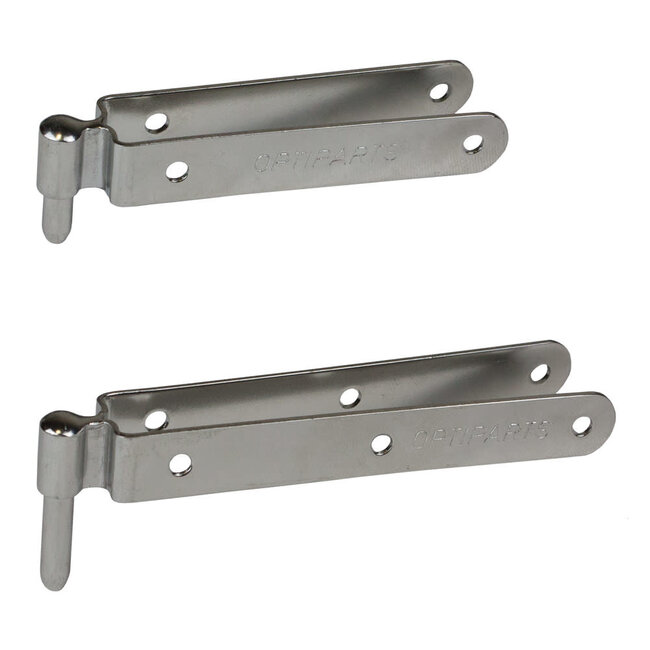 Optiparts Opti Rudder Pintle Set 1 Long 1 Short