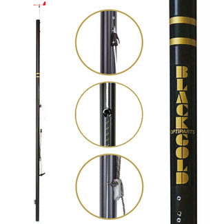 Optiparts Optiparts Optimist Black Gold Mast with Rig Pack