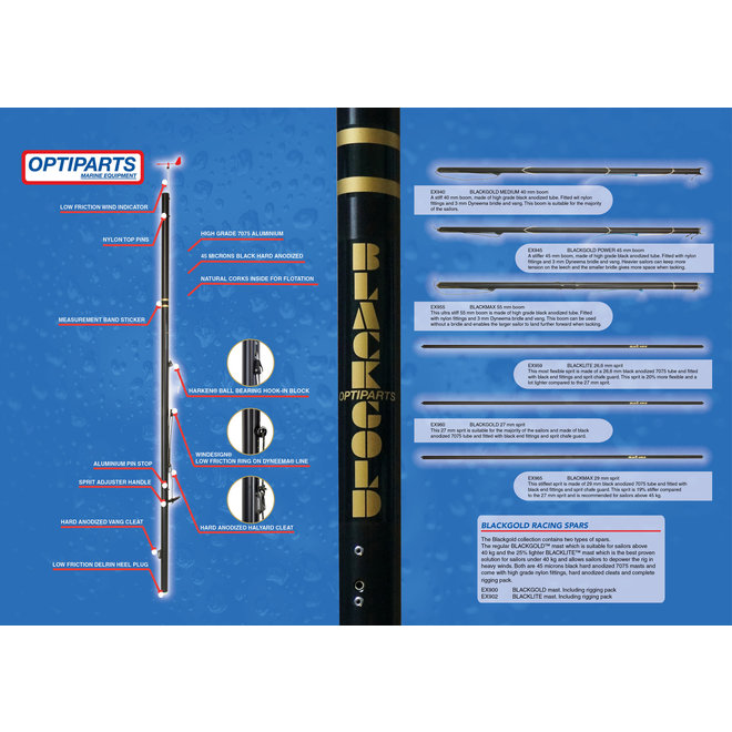 Optimist BlackGold 45mm Power Boom