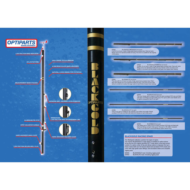 Optiparts BlackGold 40mm Boom Opti