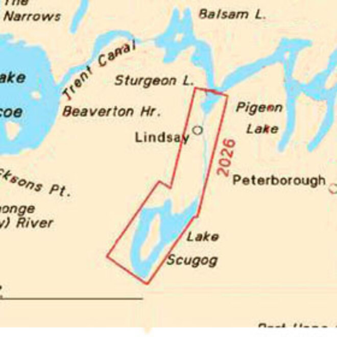Chart 2026 Lake Scugog and Scugog River