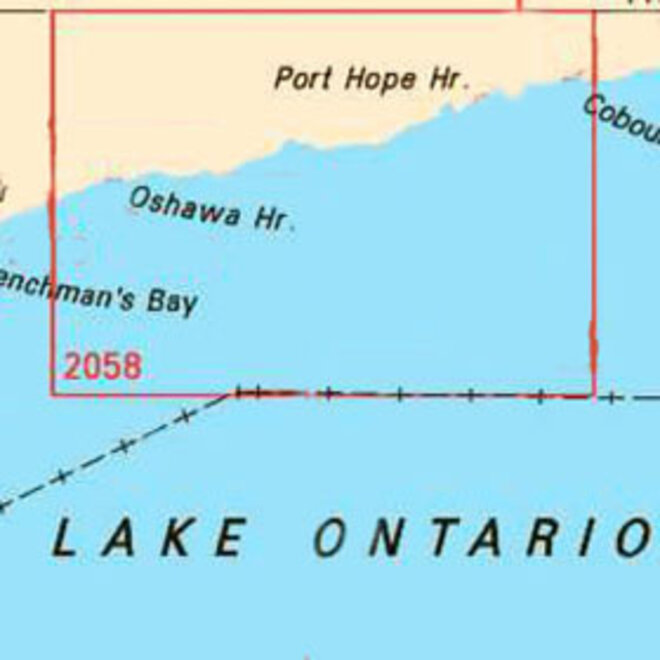 Chart 2058 Cobourg to Oshawa