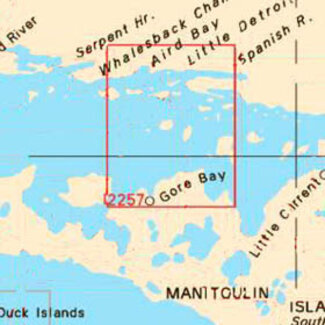 Canadian Hydrographic Serv Chart 2257 Clapperton Island to John Island