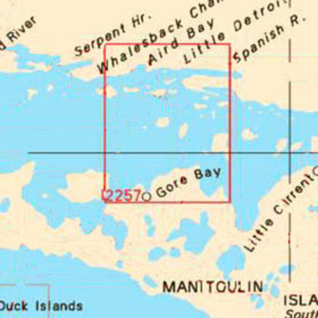 Canadian Hydrographic Serv Chart 2257 Clapperton Island to John Island