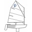 Zim Sailing Zim Optimist Race Sailboat