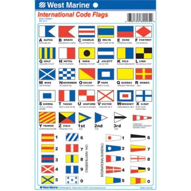Code Flag Sticker - WM