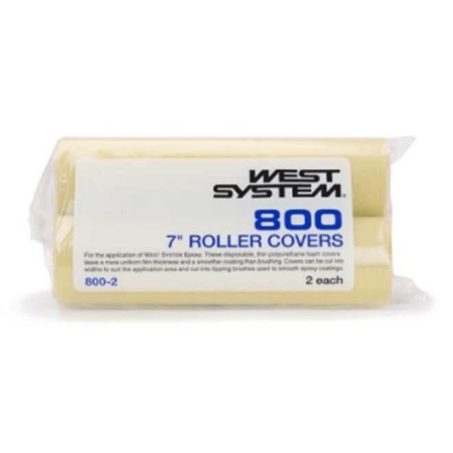 West System 800 7in Foam Roller - 2 pack