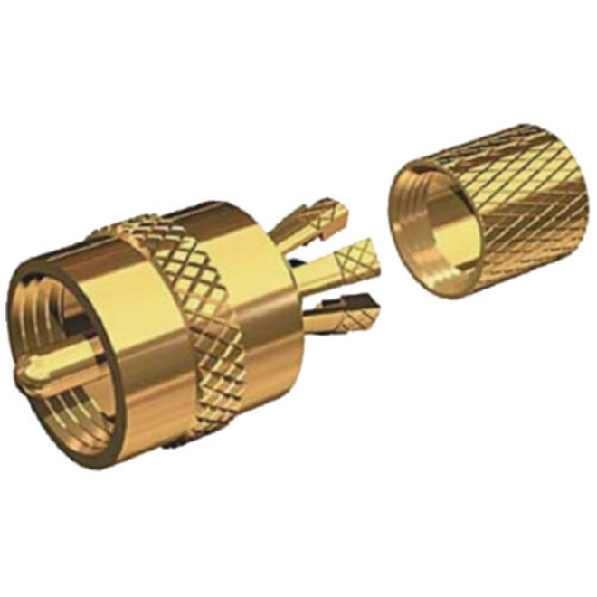 Solderless VHF RG8X or 58 Wire Connector