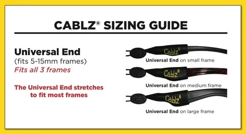 Cablz Universal Sizing Guide