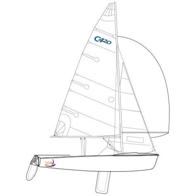 Zim Sailing Zim Club 420 RACE Sailboat