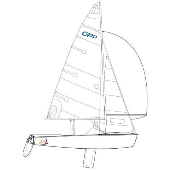 Zim Club 420 RACE Sailboat