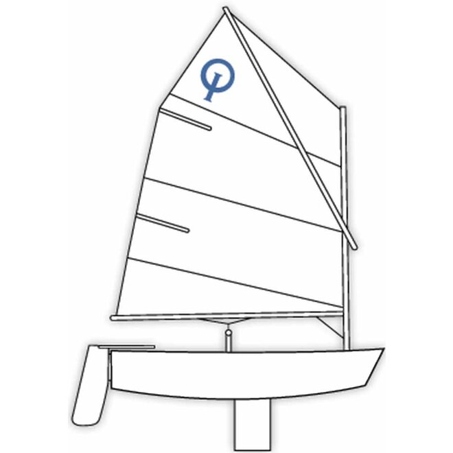 Zim Optimist Club Sailboat