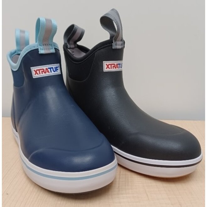 Xtratuf Ankle Deck Boot Women BLUE & BLACK 6