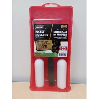 Bennett Canada Foam Roller Tray Set 4"