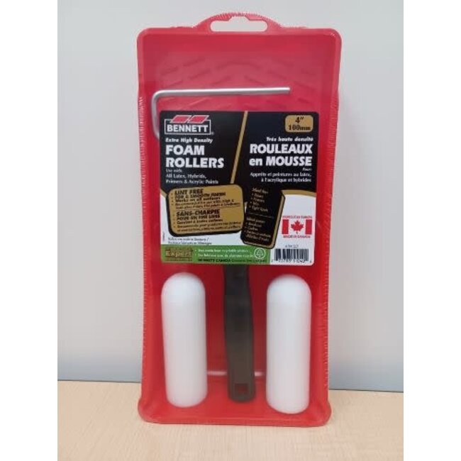 Bennett Canada Foam Roller Tray Set 4"