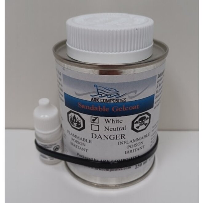 Gelcoat 250ml Kit, Liquid with Hardener| Waxed Sandable