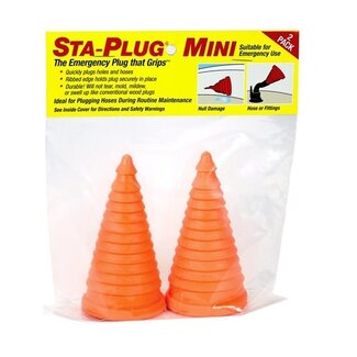 Forespar Forespar Sta-Plug Emergency Soft Plugs Mini | 2/pkg