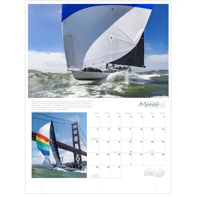 Ultimate Sailing Calendar 2026 | Sharon Green