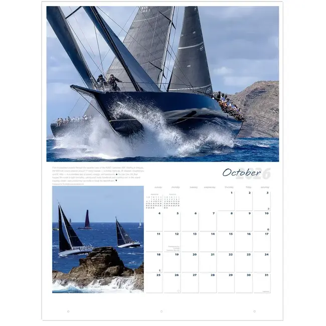 Ultimate Sailing Calendar 2026 | Sharon Green