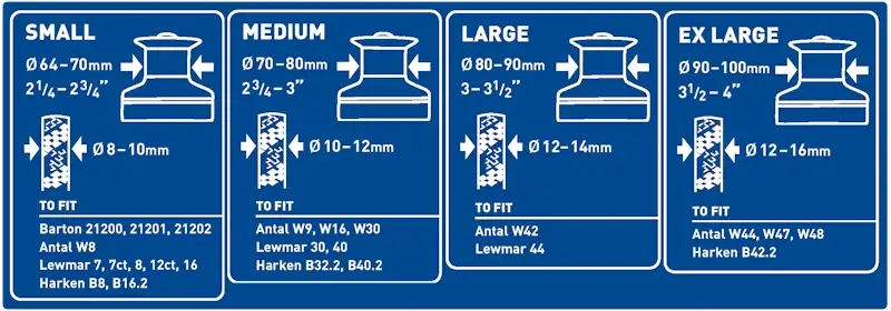 Wincher Sizing chart