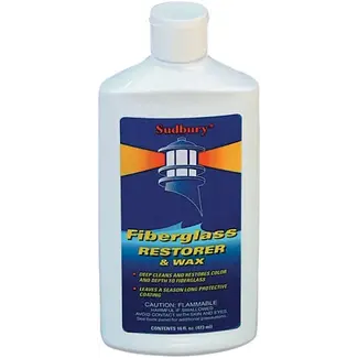 Sudbury Sudbury Fiberglass Restorer and Wax | Liquid 16oz (473ml)