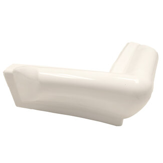 Taylor Made Dock Bumper - Corner White 10x10in