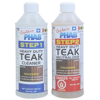 Captain Phab Captain Phab Teak Cleaner 2-Part Gel