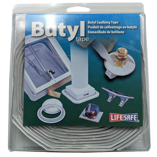 Life Safe Tape Butyl Tape White 3/4 x 1/8 x 20ft