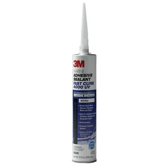3M Products 3M 4000 UV Marine Sealant 10oz Cart White
