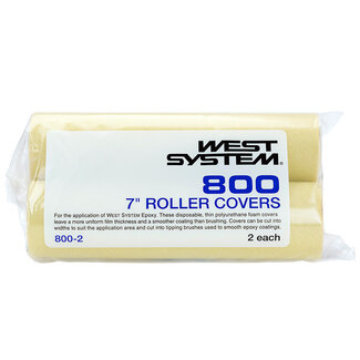 West Systems Epoxy West System 800 7in Foam Roller - 2 pack