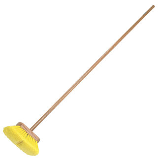 Deck Brush / Scrubber with Wooden Handle