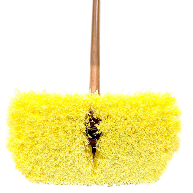 Deck Brush / Scrubber with Wooden Handle