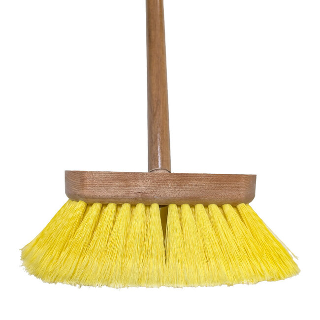 Deck Brush / Scrubber with Wooden Handle