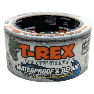 Shurtape Brands T-Rex Waterproof Repair Stretch Tape 2"x30' WHITE