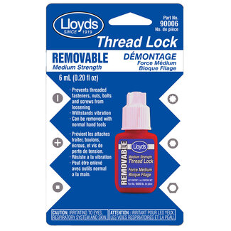 LLoyds Removable Thread Lock 6ml