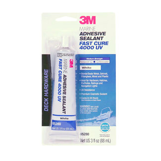 3M Products 3M 4000 UV Marine Sealant 3oz Tube White