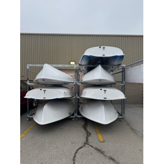 Zim Sailing 4-Boat Storage Rolling Rack