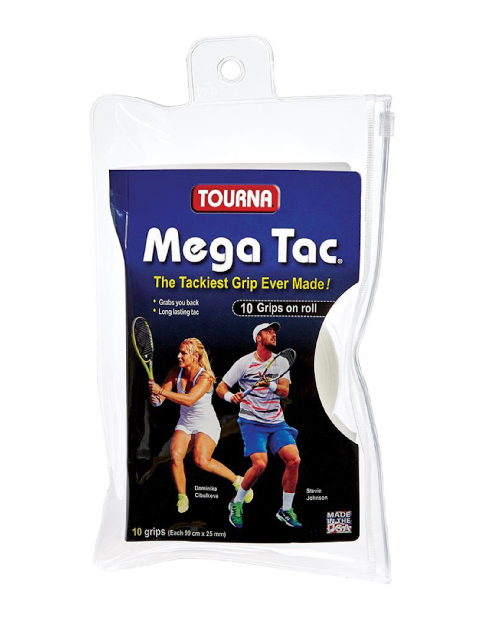 TOURNA MEGA TAC - 10 PACK WHITE