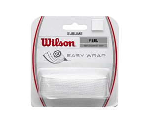 Wilson Sublime Tennis Racquet Grip - White Performance Grip With Enhanced Traction & Moisture Absorption
