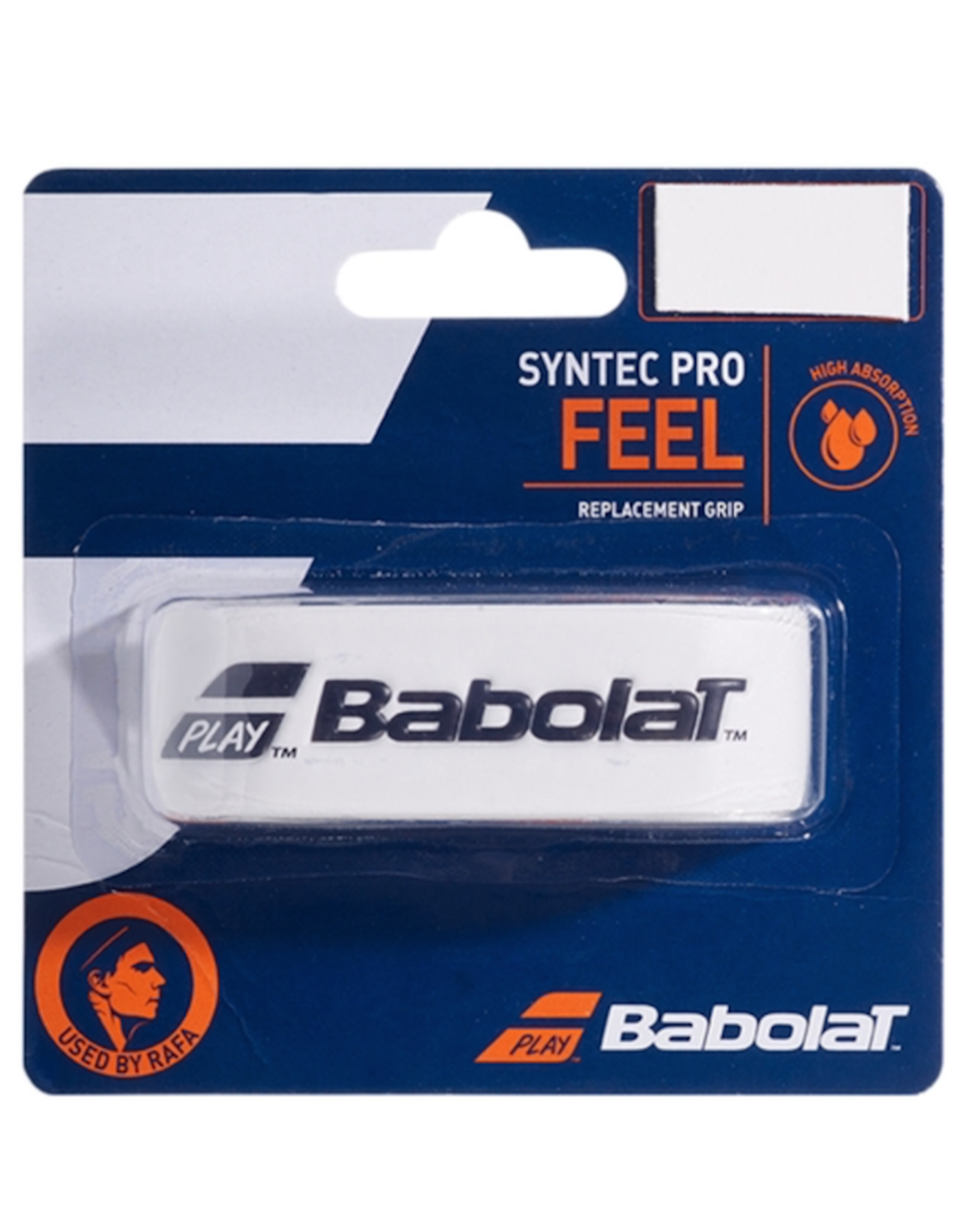 BABOLAT SYNTEC PRO REPLACEMENT GRIP WHITE