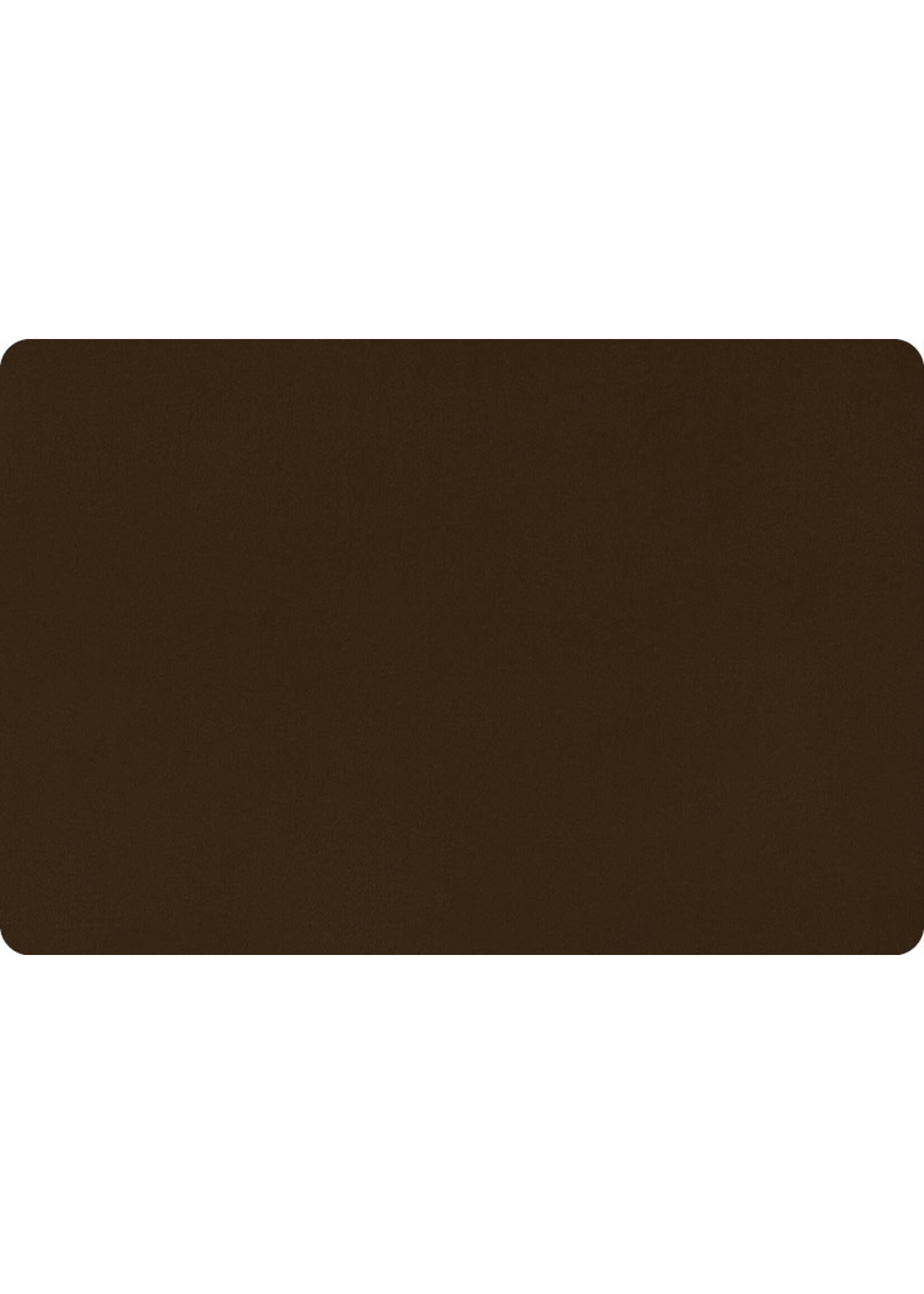 Shannon Fabrics Minky, Extra Wide Solid Cuddle3, 90" Brown, (by the inch)