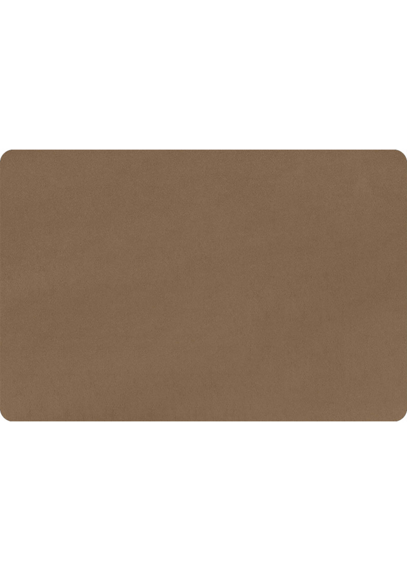 Shannon Fabrics Minky, Extra Wide Solid Cuddle3, 90" Cocoa, (by the inch)