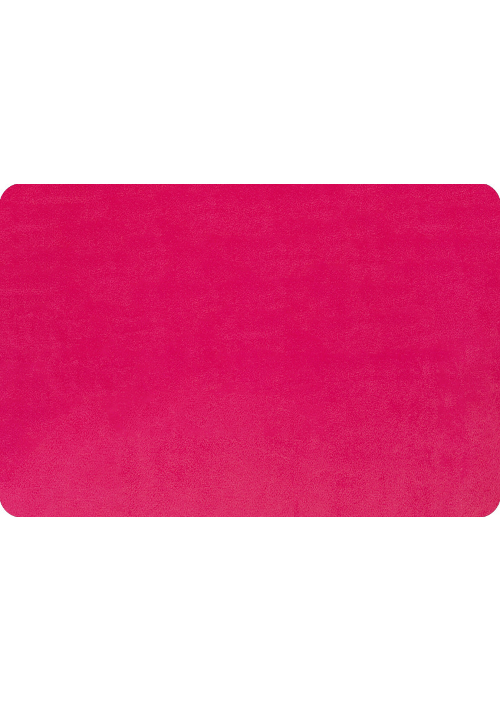 Shannon Fabrics Minky, Extra Wide Solid Cuddle3, 90" Fuchsia, (by the inch)
