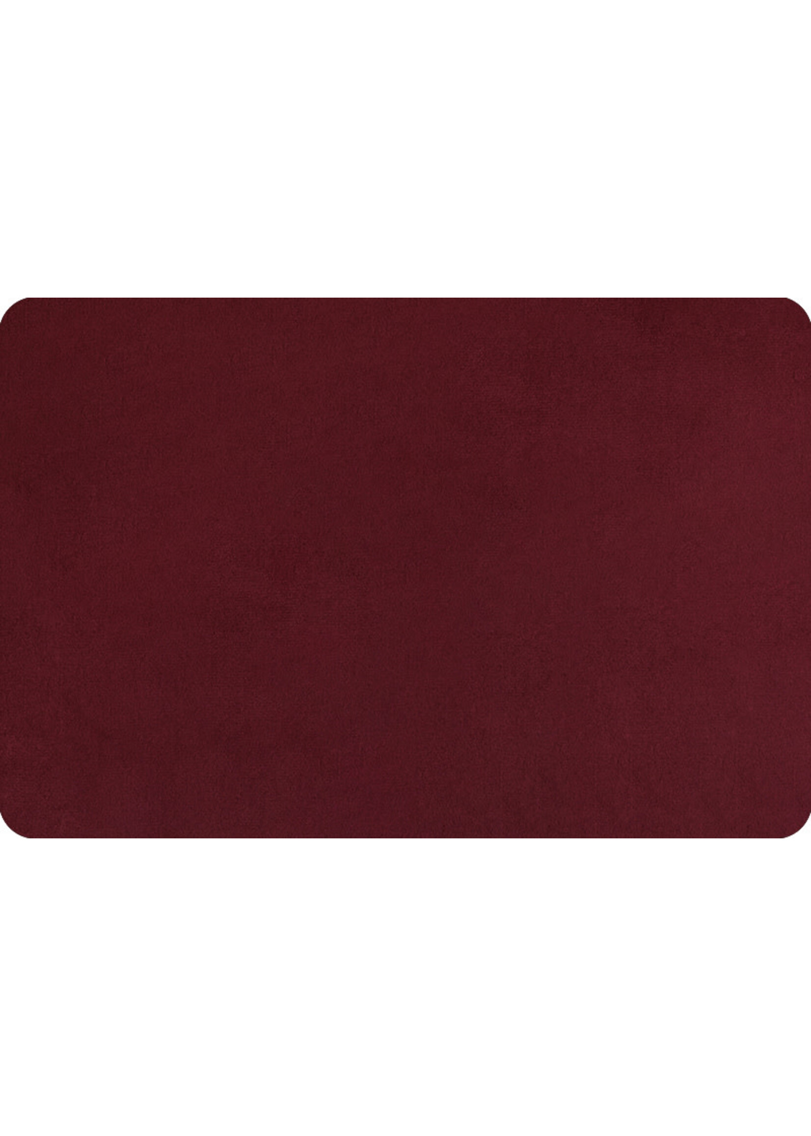Shannon Fabrics Minky, Extra Wide Solid Cuddle3, 90" Merlot, (by the inch)