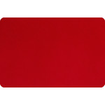 Shannon Fabrics Minky, Extra Wide Solid Cuddle3, 90" Scarlet, (by the inch)