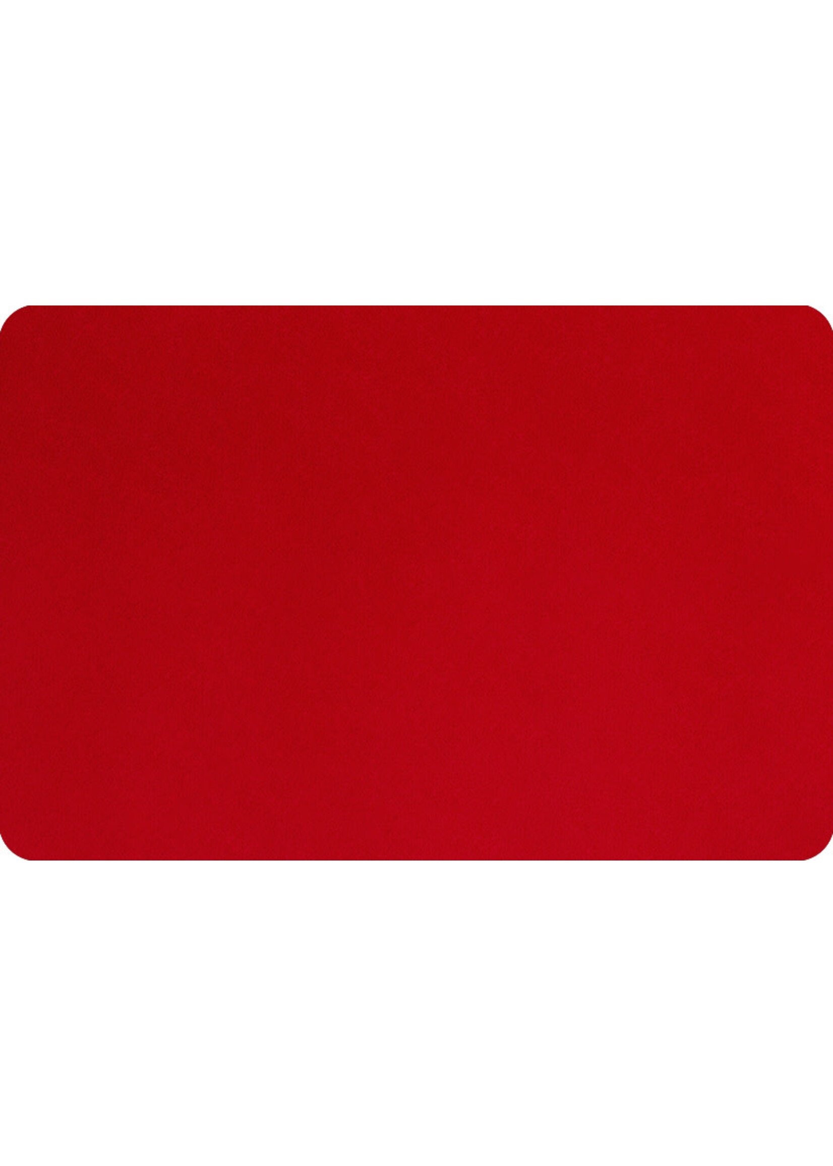Shannon Fabrics Minky, Scarlet Extra Wide Solid Cuddle3 90" (by the inch)
