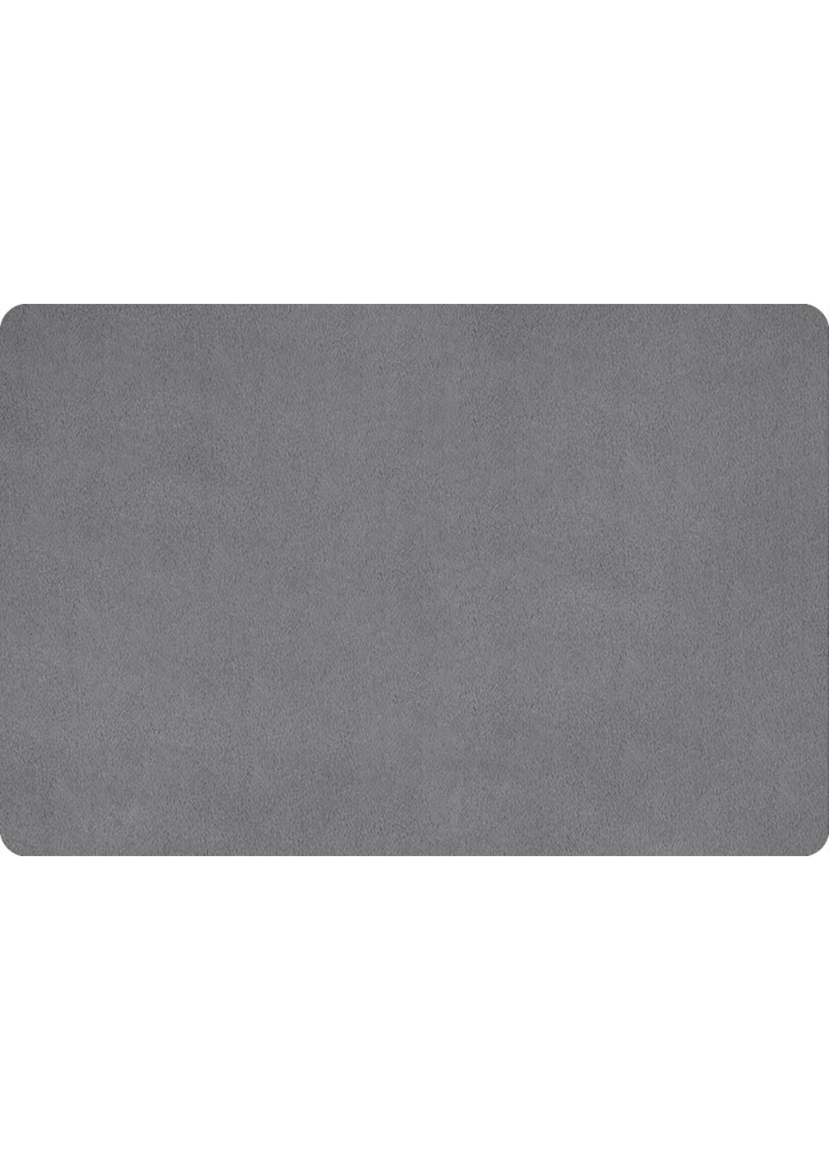 Shannon Fabrics Minky, Graphite Extra Wide Solid Cuddle3 90" (by the inch)