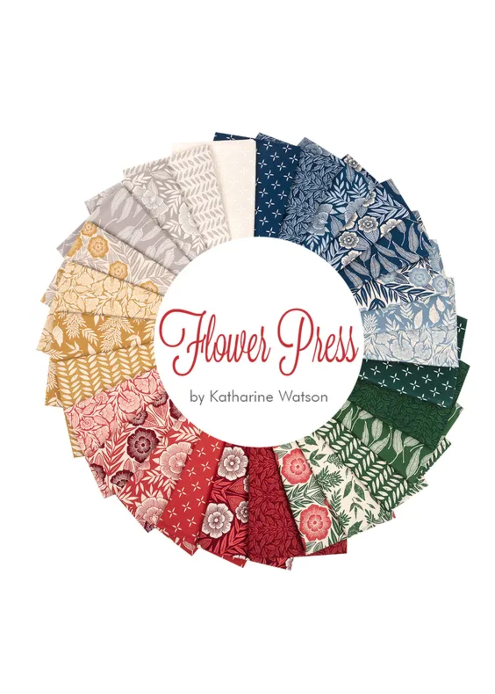 Moda Flower Press Fat Quarter Bundle