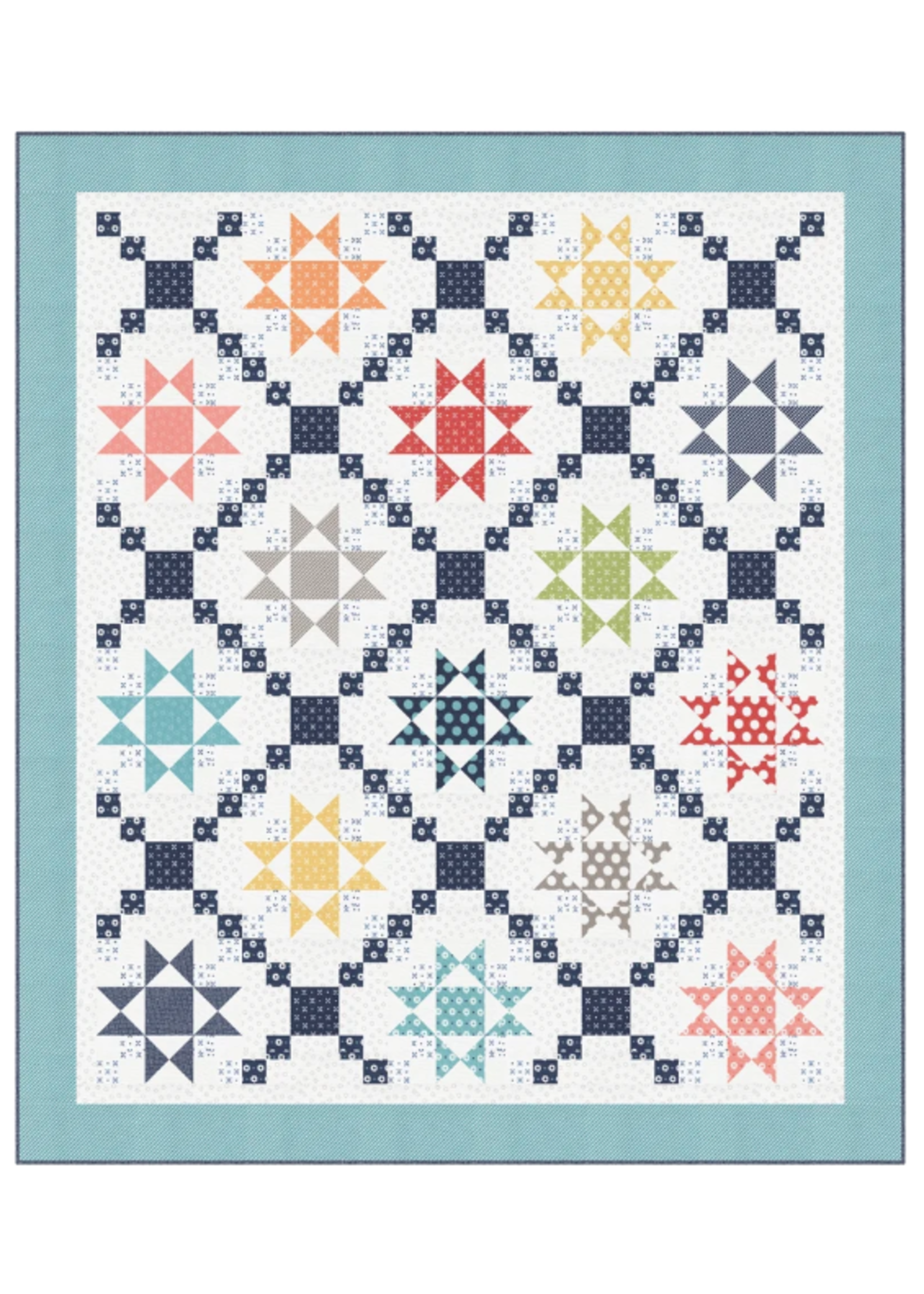 Cluck Cluck Sew Brightly #221 Quilt Pattern