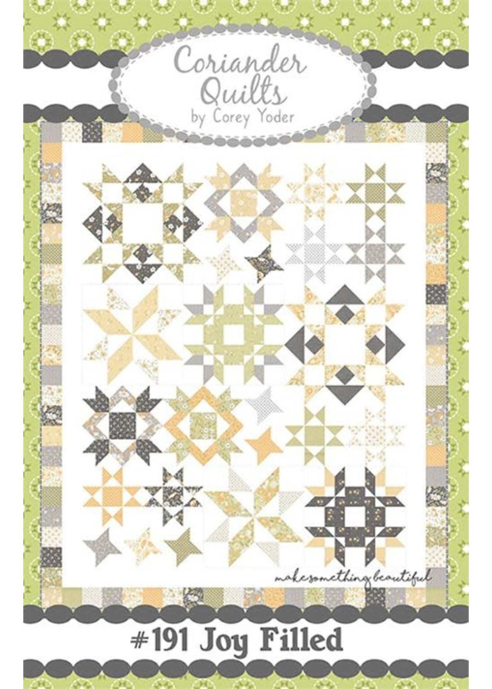 Coriander Quilts Joy Filled Quilt Pattern